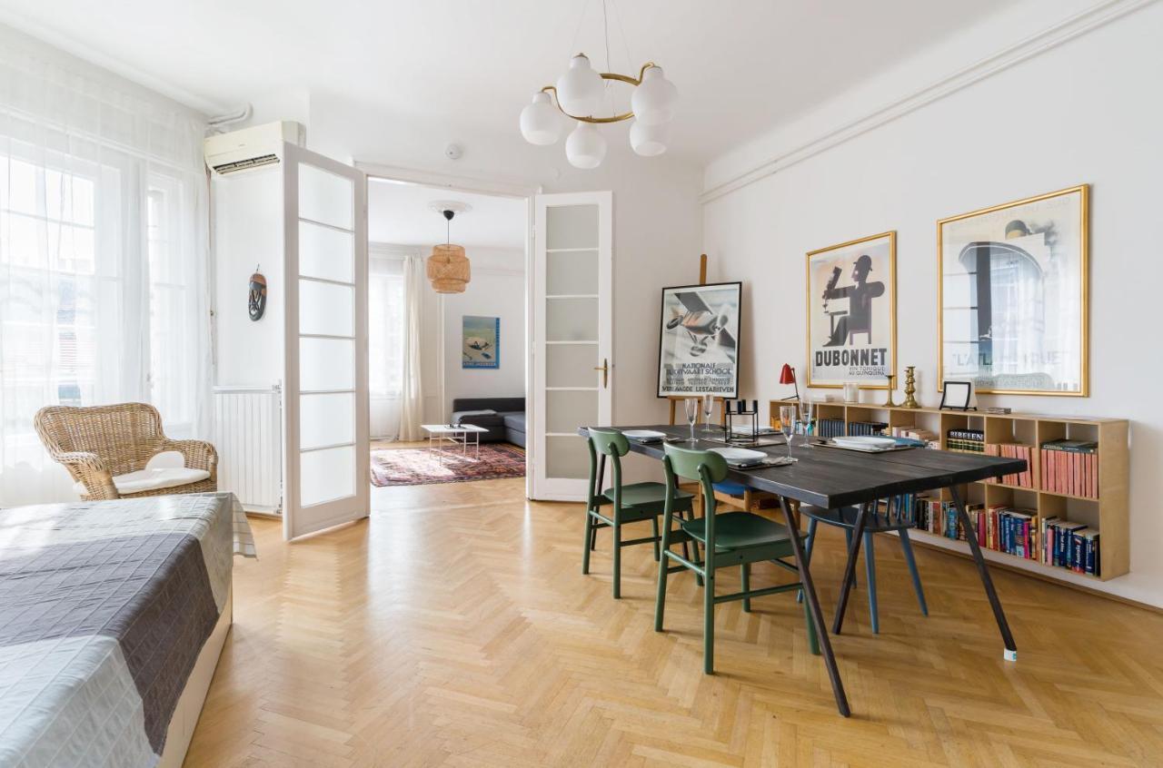 Klauzal Apartment W/3 Bedrooms, French Balcony 布达佩斯 外观 照片