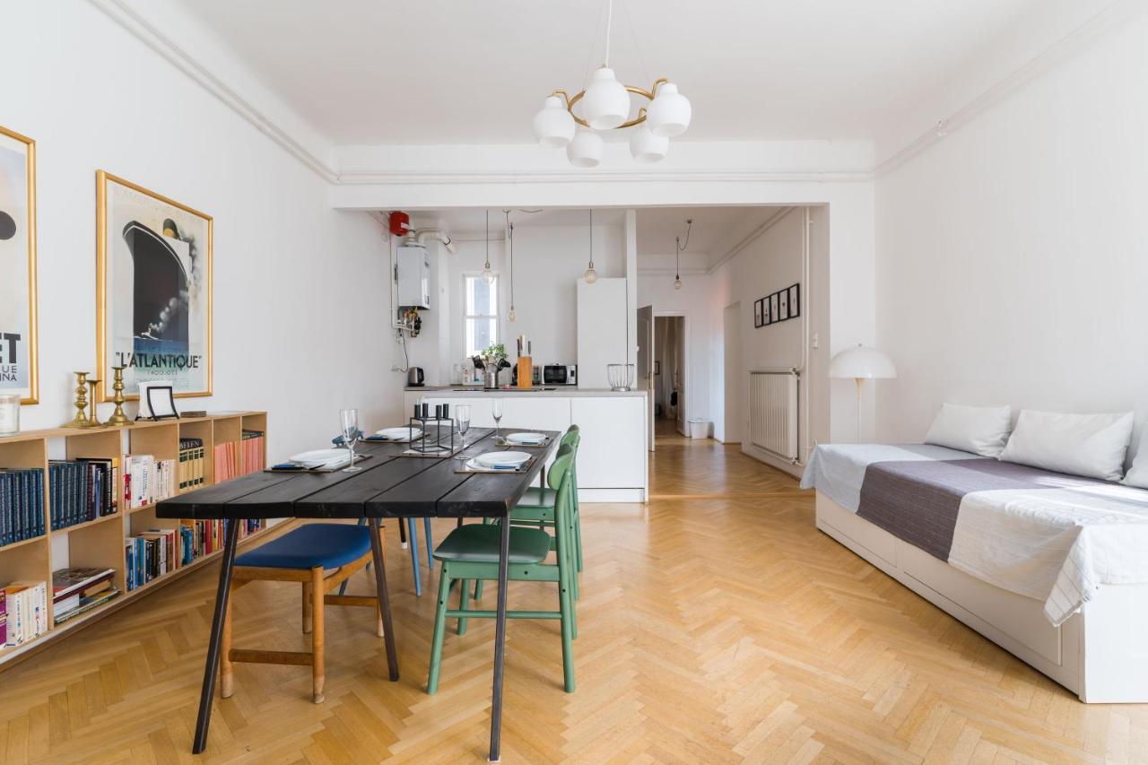 Klauzal Apartment W/3 Bedrooms, French Balcony 布达佩斯 外观 照片
