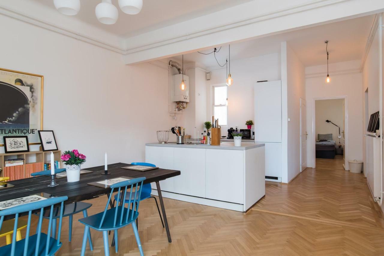 Klauzal Apartment W/3 Bedrooms, French Balcony 布达佩斯 外观 照片